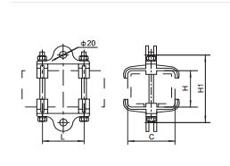 槽形母線(xiàn)吊掛金具